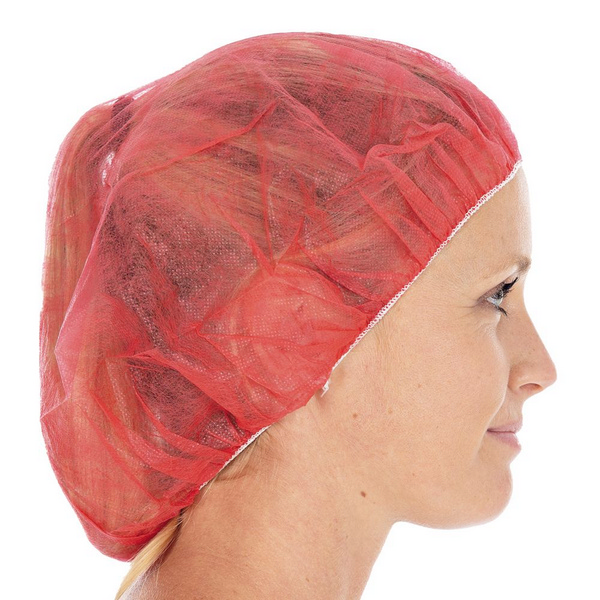 HYGONORM Rundhaube «Bettina» PP-Vlies, leichte Qualität, rot, Ø 53 cm - Webstar - Hygiene- und Verbrauchsartikel - Medizin- und Pflegeprodukte - Kiosk- und Shopartikel - Fun Food Service - Schweiz - Articles d’hygiène et consommables - Produits médicaux et de soins - Produits de kiosque et de magasin - Fun Food Service - Suisse