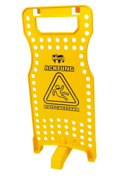 Warnschild deutsch/französisch