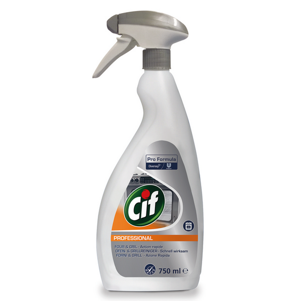 Cif Professional Grill- und Ofenreiniger parfümiert, braun, flüssig, pH: 12, 750 ml, gebrauchsfertig - Webstar - Hygiene- und Verbrauchsartikel - Medizin- und Pflegeprodukte - Kiosk- und Shopartikel - Fun Food Service - Schweiz - Articles d’hygiène et consommables - Produits médicaux et de soins - Produits de kiosque et de magasin - Fun Food Service - Suisse