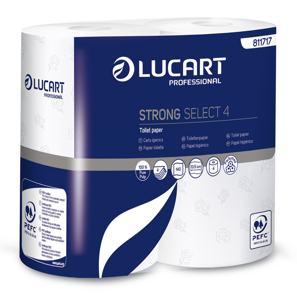 Strong Elite 4 Toilettenpapier Kleinrollen