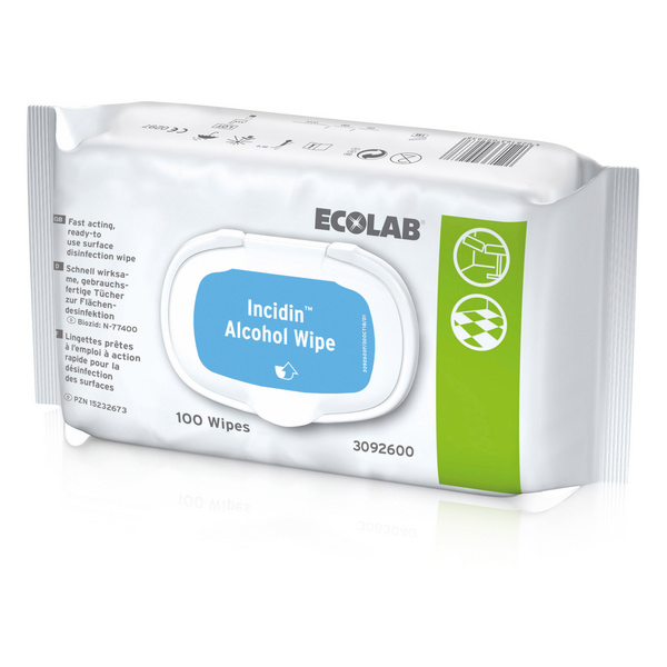 Incidin Alcohol Wipe Flächendesinfektionstücher farblos, weich, pH: 8,3, alkoholhaltig, Pack à 100 Tücher - Webstar - Hygiene- und Verbrauchsartikel - Medizin- und Pflegeprodukte - Kiosk- und Shopartikel - Fun Food Service - Schweiz - Articles d’hygiène et consommables - Produits médicaux et de soins - Produits de kiosque et de magasin - Fun Food Service - Suisse