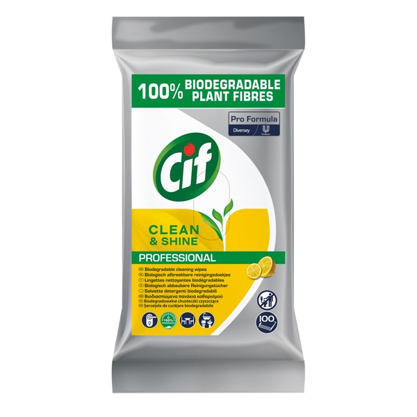 Cif Professional Allzweck- Reinigungstücher 100 Wipes - Webstar - Hygiene- und Verbrauchsartikel - Medizin- und Pflegeprodukte - Articles d’hygiène et consommables - Produits médicaux et de soins