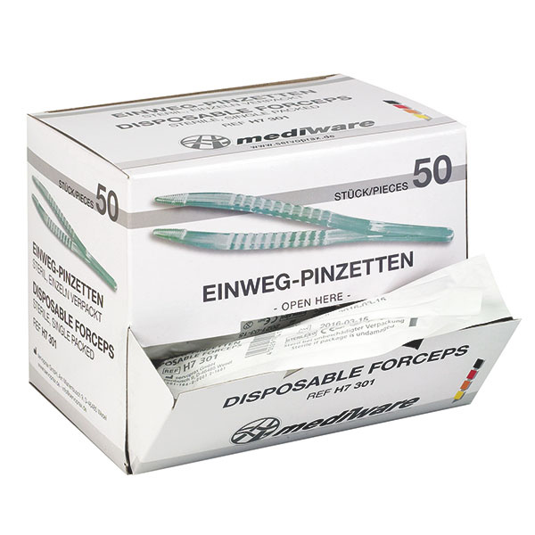 SERVO Anatomische Pinzette aus Kunststoff