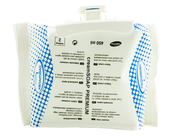 creamSOAP Premium vacuumBAG Blumenduft, dickflüssig 450 ml - Webstar - Hygiene- und Verbrauchsartikel - Medizin- und Pflegeprodukte - Articles d’hygiène et consommables - Produits médicaux et de soins