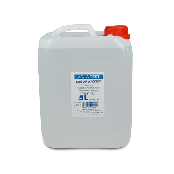 Aqua Destiliertes Laborwasser