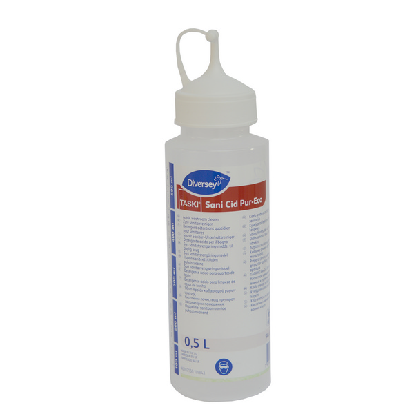 TASKI Sani Cid Pur-Eco Gebrauchsflasche leer, 500 ml - Webstar - Hygiene- und Verbrauchsartikel - Medizin- und Pflegeprodukte - Kiosk- und Shopartikel - Fun Food Service - Schweiz - Articles d’hygiène et consommables - Produits médicaux et de soins - Produits de kiosque et de magasin - Fun Food Service - Suisse