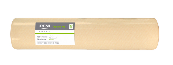 Deni meet you & me Tischläufer Airlaid, 40 cm × 24 lfm, je 120 cm perforiert, champagner - Webstar - Hygiene- und Verbrauchsartikel - Medizin- und Pflegeprodukte - Kiosk- und Shopartikel - Fun Food Service - Schweiz - Articles d’hygiène et consommables - Produits médicaux et de soins - Produits de kiosque et de magasin - Fun Food Service - Suisse