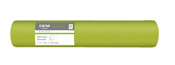 Deni meet you & me Tischläufer Airlaid, 40 cm × 24 lfm, je 120 cm perforiert, kiwi - Webstar - Hygiene- und Verbrauchsartikel - Medizin- und Pflegeprodukte - Kiosk- und Shopartikel - Fun Food Service - Schweiz - Articles d’hygiène et consommables - Produits médicaux et de soins - Produits de kiosque et de magasin - Fun Food Service - Suisse