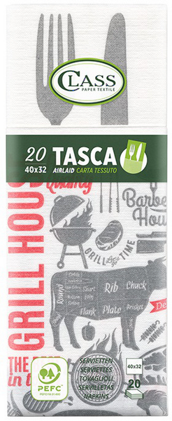 Deni Class Besteck-Servietten Tasca