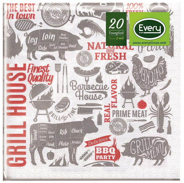 Servietten Zellstoff Deni Every