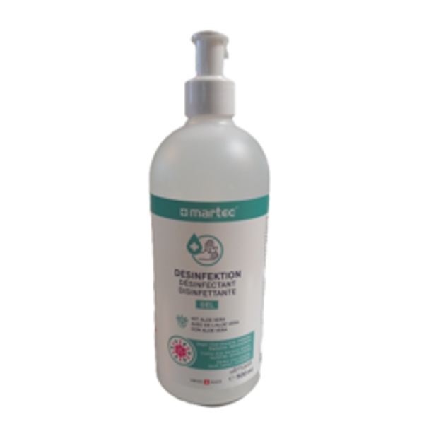 Martec Handdesinfektionsgel mit Aloe-Extrakt