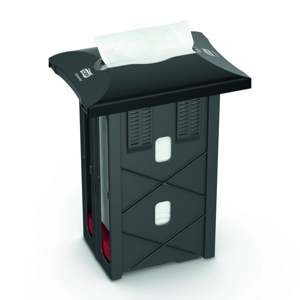 Einbauspender Tork Xpressnap N4 schwarz, Kunststoff 343x251x178mm, für 675 Servietten - Webstar - Hygiene- und Verbrauchsartikel - Medizin- und Pflegeprodukte - Kiosk- und Shopartikel - Fun Food Service - Schweiz - Articles d’hygiène et consommables - Produits médicaux et de soins - Produits de kiosque et de magasin - Fun Food Service - Suisse