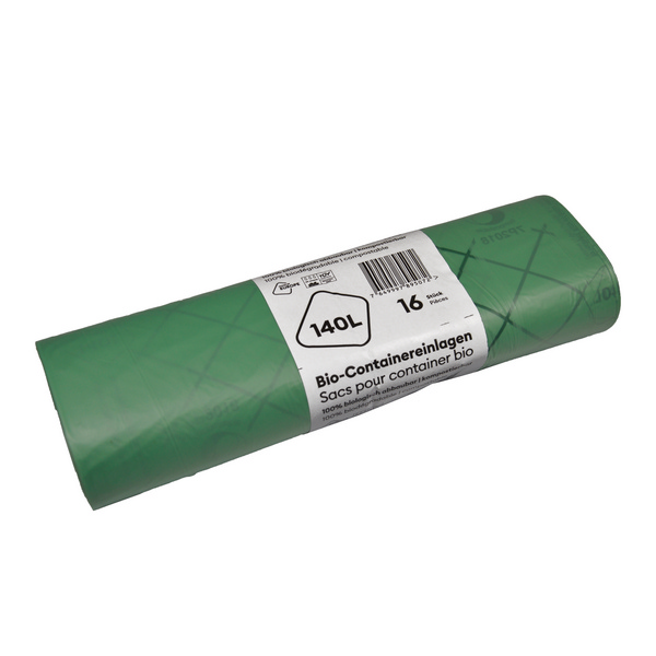 Kehrichtsäcke Compobag ohne Verschlussband 140 Liter, grün, 570 / 330 × 1300 mm, 0,022 mm, 10 Rollen à 16 Säcke - Webstar - Hygiene- und Verbrauchsartikel - Medizin- und Pflegeprodukte - Kiosk- und Shopartikel - Fun Food Service - Schweiz - Articles d’hygiène et consommables - Produits médicaux et de soins - Produits de kiosque et de magasin - Fun Food Service - Suisse