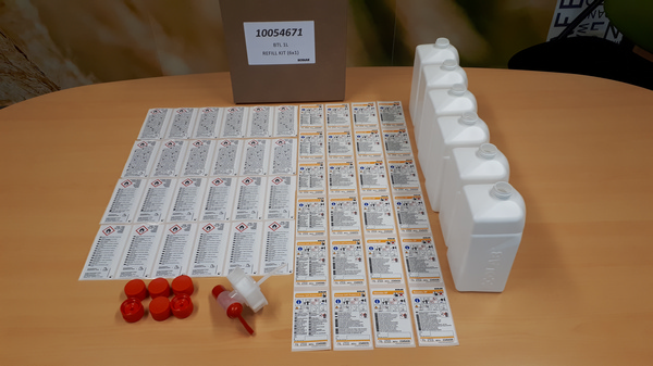 BTL Refill Kit 6 × 1 Liter - Webstar - Hygiene- und Verbrauchsartikel - Medizin- und Pflegeprodukte - Kiosk- und Shopartikel - Fun Food Service - Schweiz - Articles d’hygiène et consommables - Produits médicaux et de soins - Produits de kiosque et de magasin - Fun Food Service - Suisse