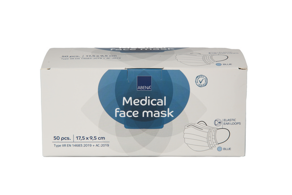 OP Maske Typ IIR 3-Lagig blau