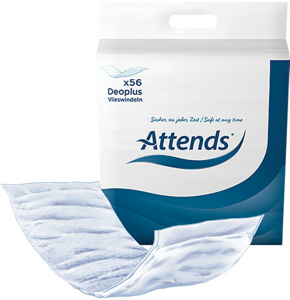 ATTENDS Deo Plus Vlieswindel mit Superabsorber