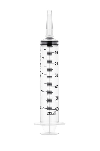 SOL-M 3-teilige Spritze ohne Nadel Luer-Slip-Adapter