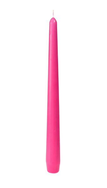 Spitzkerzen «Leuchterkerzen» fuchsia, 22 × 250 mm, Brenndauer ca. 7 Stunden - Webstar - Hygiene- und Verbrauchsartikel - Medizin- und Pflegeprodukte - Kiosk- und Shopartikel - Fun Food Service - Schweiz - Articles d’hygiène et consommables - Produits médicaux et de soins - Produits de kiosque et de magasin - Fun Food Service - Suisse