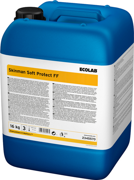 Skinman Soft Protect FF Händedesinfektionsmittel parfümfrei, farblos, flüssig, pH: 6 - 7,5, alkoholhaltig, 16 kg, gebrauchsfertig - Webstar - Hygiene- und Verbrauchsartikel - Medizin- und Pflegeprodukte - Kiosk- und Shopartikel - Fun Food Service - Schweiz - Articles d’hygiène et consommables - Produits médicaux et de soins - Produits de kiosque et de magasin - Fun Food Service - Suisse