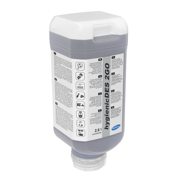 hygienicDES 2GO Flächendesinfektion alkoholbasierend
