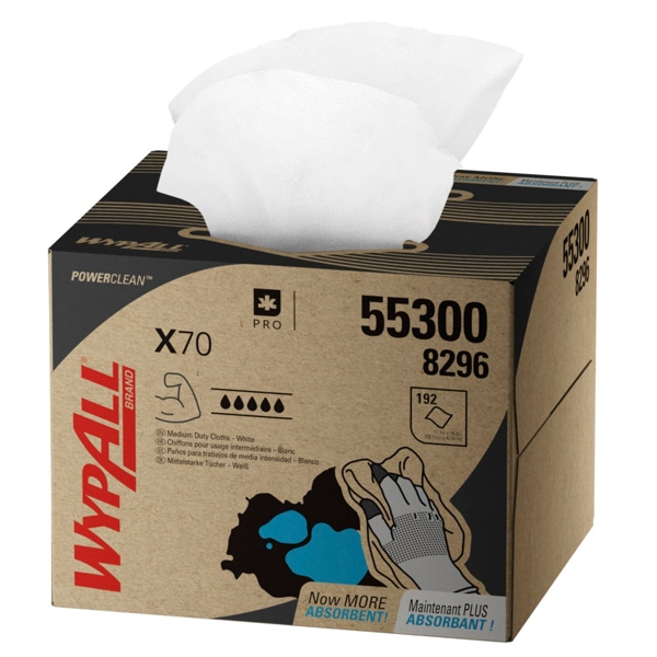 Kimberly-Clark Reinigungstücher Brag Box Wypall X70