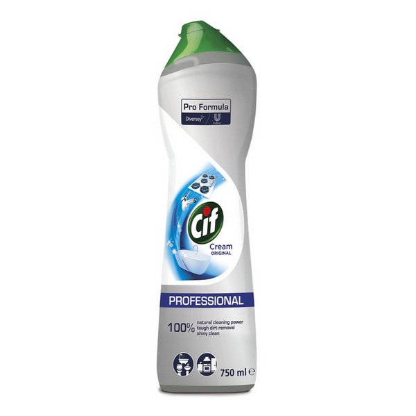 Cif Professional Cream Allzweckreiniger parfümiert, weiss, cremig, pH: 10, 750 ml, gebrauchsfertig - Webstar - Hygiene- und Verbrauchsartikel - Medizin- und Pflegeprodukte - Kiosk- und Shopartikel - Fun Food Service - Schweiz - Articles d’hygiène et consommables - Produits médicaux et de soins - Produits de kiosque et de magasin - Fun Food Service - Suisse