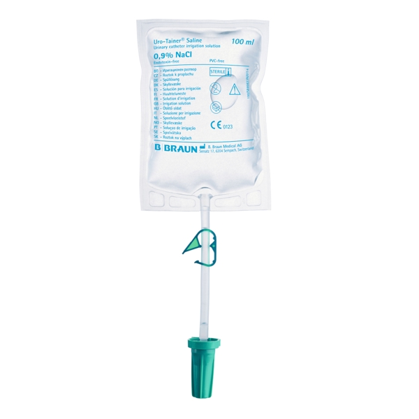 BBraun Uro-Tainer Katheter und Blasen Spülung 0.9% NaCl 100ml