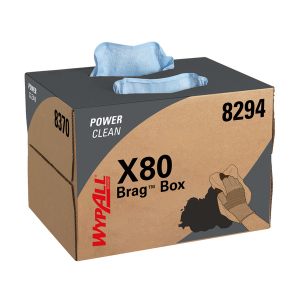 Kimberly-Clark Reinigungstücher Brag Box Wypall – X80