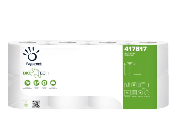 Papernet Toilettenpapier BioTech Kleinrollen