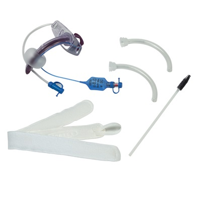 Portex Blue Line Ultra Suctionaid Tracheostomiekanülen-Set Tubus