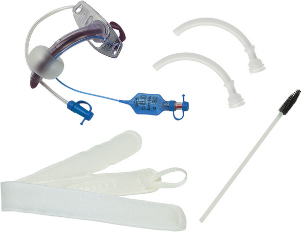 Portex Blue Line Ultra Suctionaid Tracheostomiekanülen-Set Tubus