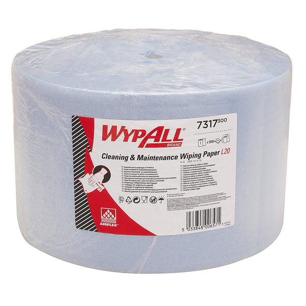 Kimberly-Clark Papierwischtücher Maxi Wypall L20 Mixqualität, Airflex, 2-lagig, 23,5 × 38 cm, 1000 Blatt - Webstar - Hygiene- und Verbrauchsartikel - Medizin- und Pflegeprodukte - Kiosk- und Shopartikel - Fun Food Service - Schweiz - Articles d’hygiène et consommables - Produits médicaux et de soins - Produits de kiosque et de magasin - Fun Food Service - Suisse