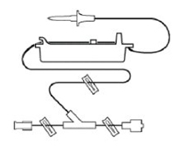 CADD Infusionsset mit Einstechdorn, weiblicher Luer-Lock, Y-Erweiterung