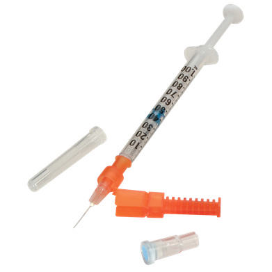 Pro-Vent Plus arterielles Blutentnahme-Kit mit 1CC Luer-Slip-Spritze, Filter+ Edge