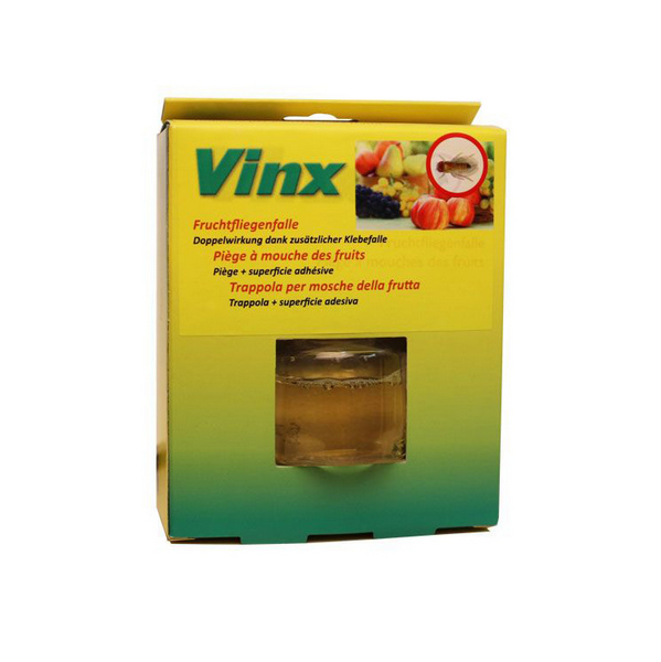 VINX Fruchtfliegen-Falle mit Klebestreifen 100% natürliche Lockstofffalle, 1 Falle - Webstar - Hygiene- und Verbrauchsartikel - Medizin- und Pflegeprodukte - Kiosk- und Shopartikel - Fun Food Service - Schweiz - Articles d’hygiène et consommables - Produits médicaux et de soins - Produits de kiosque et de magasin - Fun Food Service - Suisse
