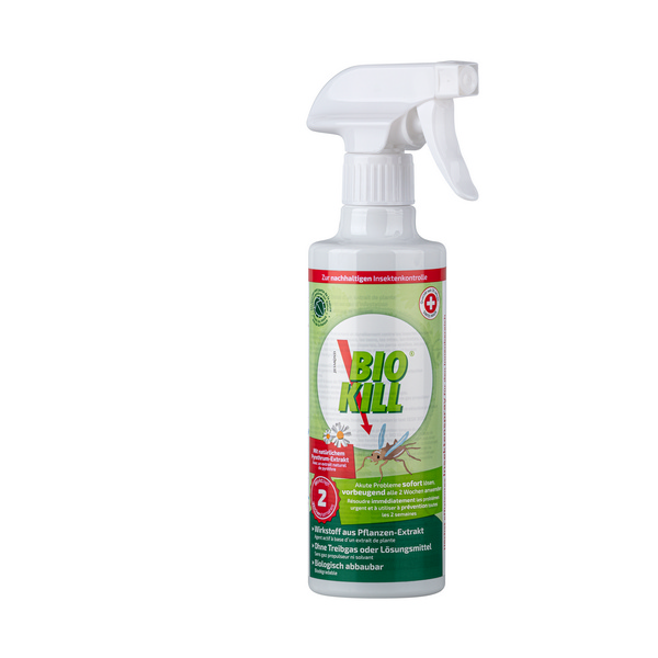Clean Kill Bio Kill mit Chrysanthemen neutral, weisslich, flüssig, pH: 5,2, biologisch abbaubar, 375 ml, gebrauchsfertig, mit Sprühkopf - Webstar - Hygiene- und Verbrauchsartikel - Medizin- und Pflegeprodukte - Kiosk- und Shopartikel - Fun Food Service - Schweiz - Articles d’hygiène et consommables - Produits médicaux et de soins - Produits de kiosque et de magasin - Fun Food Service - Suisse