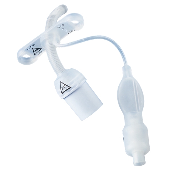 Portex Bivona neonatale FlexTend Plus-Tracheostomiekanülen, mit geradem Flansch