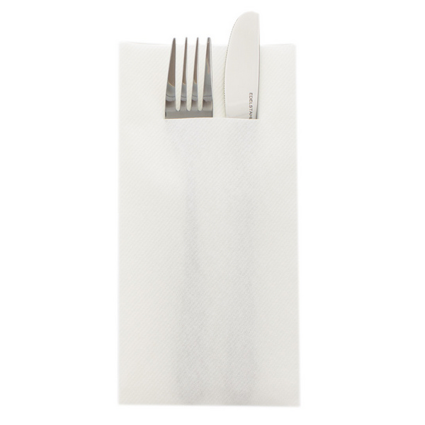 Mank Linclass Light Pocket Napkins Airlaid, 40 × 40 cm, 55 g/m², 1/8-Falzung, weiss - Webstar - Hygiene- und Verbrauchsartikel - Medizin- und Pflegeprodukte - Kiosk- und Shopartikel - Fun Food Service - Schweiz - Articles d’hygiène et consommables - Produits médicaux et de soins - Produits de kiosque et de magasin - Fun Food Service - Suisse