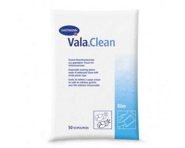 Valaclean film Waschhandschuhe