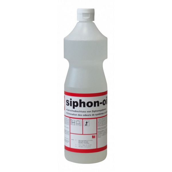 Siphon-oil Geruchsabschluss von Siphonsystemen farblos, flüssig, 1 Liter, Konzentrat - Webstar - Hygiene- und Verbrauchsartikel - Medizin- und Pflegeprodukte - Kiosk- und Shopartikel - Fun Food Service - Schweiz - Articles d’hygiène et consommables - Produits médicaux et de soins - Produits de kiosque et de magasin - Fun Food Service - Suisse