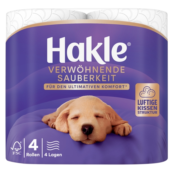 Hakle Verwöhnende Sauberkeit Toilettenpapier Kleinrollen