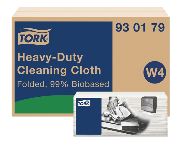 Tork Premium extra starke Reinigungstücher 530 – Einzeltücher Top Pack – W4 System