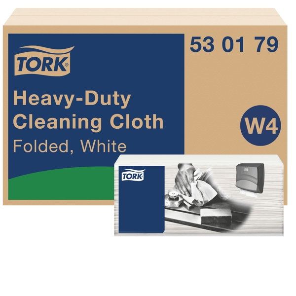 Tork Premium extra starke Reinigungstücher 530 - Einzeltücher Top Pack - W4 System