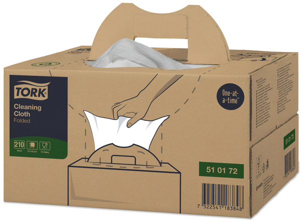 Tork Premium Reinigungstücher 510 - Einzeltücher Handy Box - W7 System