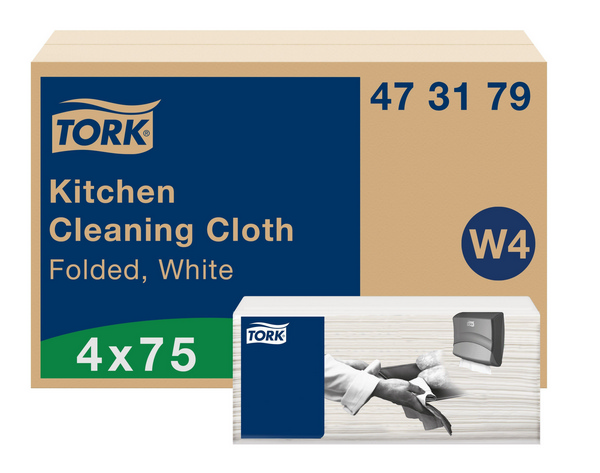 Tork Premium Küchen Reinigungstücher - Einzeltücher Top Pack - W4 System