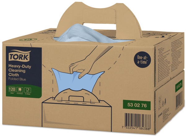 Tork Premium extra starke Reinigungstücher 530 - Einzeltücher Handy Box - W7 System