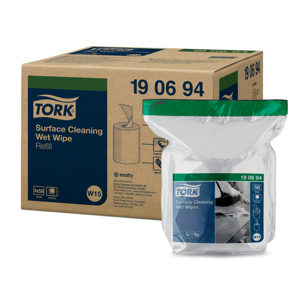 Tork feuchte Oberflächenreinigungstücher - W15 System