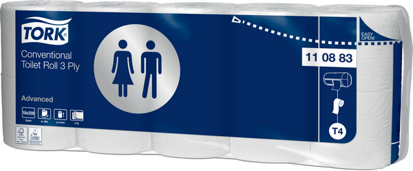 Tork Advanced Toilettenpapier Kleinrollen – T4 System