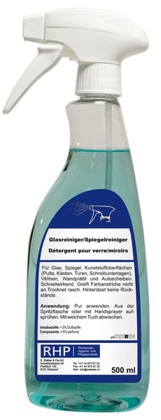 RHP Glasklar Spezialreiniger