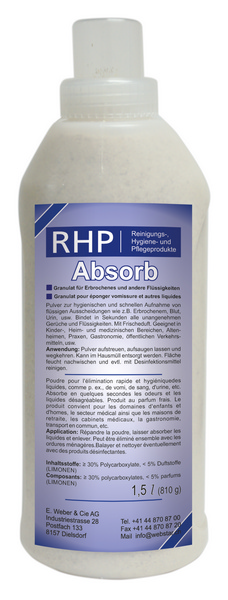 RHP Absorb Granulat für Erbrochenes
